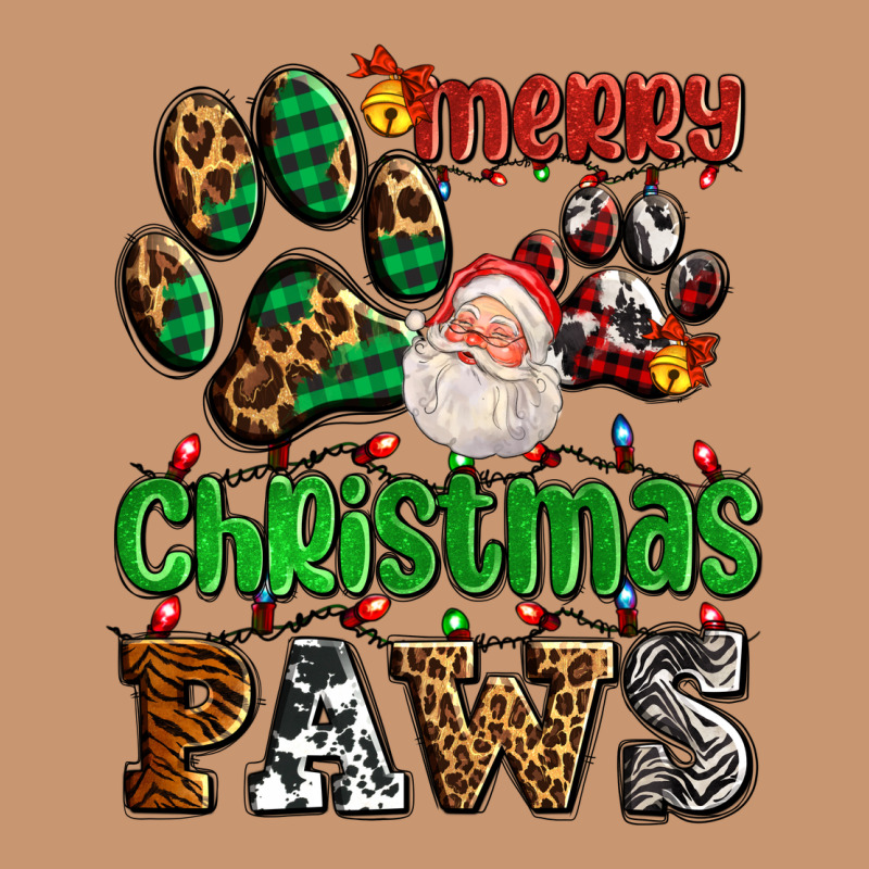 Merry Christmas Paws With Santa Heavyweight Hoodie by AdoDesignShop | Teevron