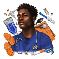 afro man nurse | Teevron