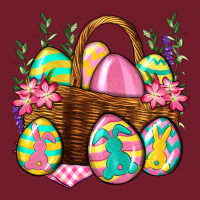 Easter Eggs With Basket Easter Day Zipper Hoodie | Teevron