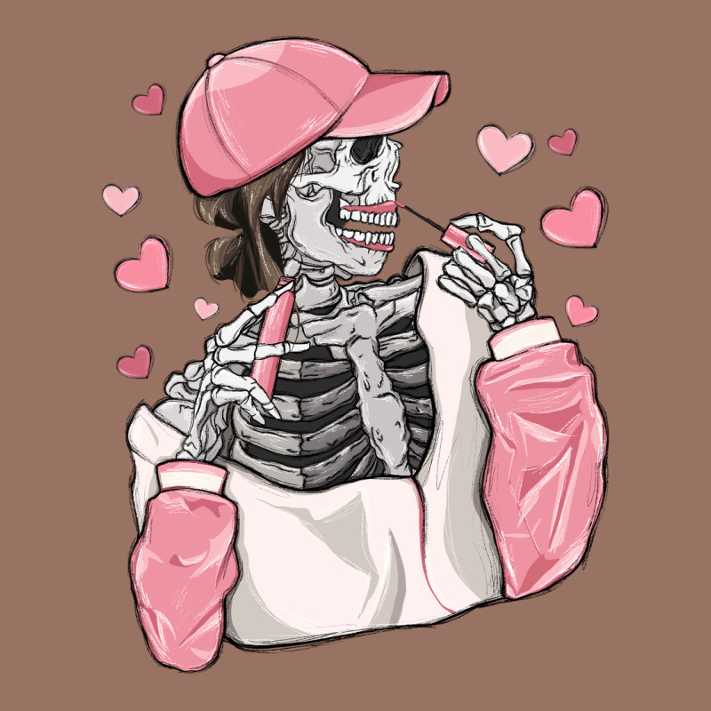 Skeleton Girl Valentine's Day Premium Hoodie by MaliasSmallBusiness | Teevron