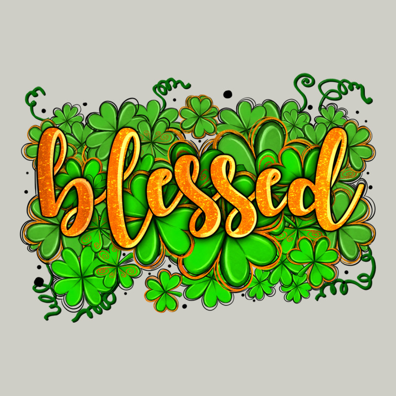 Blessed With  Shamrocks Heavyweight Hoodie by AdoDesignShop | Teevron