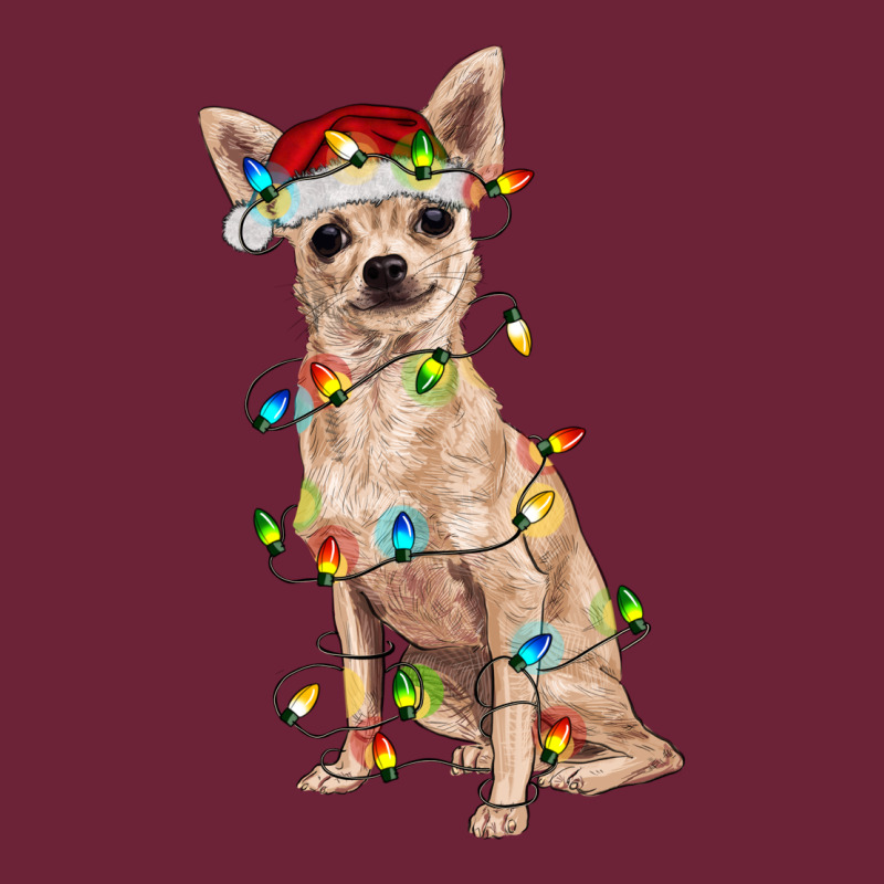 Chihuahua With Christmas Lights Long Sleeve Tee by RanaPortraitStore | Teevron