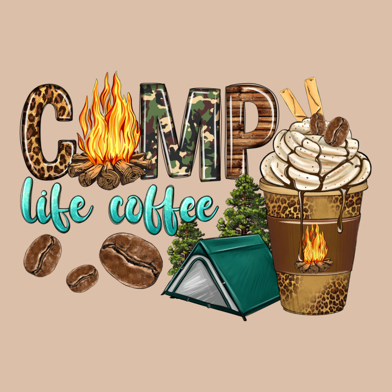 Camp Life Coffee With Coffee Cup Urban Heavy Tee by texasbilliewilder | Teevron