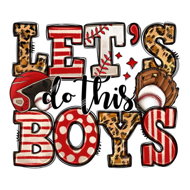 Let's Do This Boys Baseball Heavyweight Hoodie by Jasminsmagicworld | Teevron