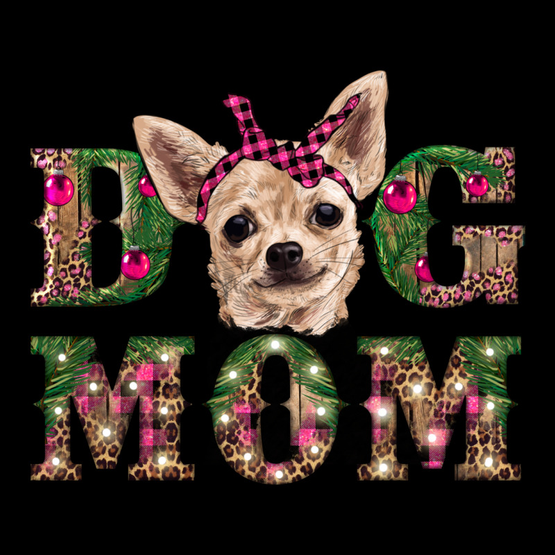 Christmas Dog Mom Chihuahua Long Sleeve Tee by RanaPortraitStore | Teevron