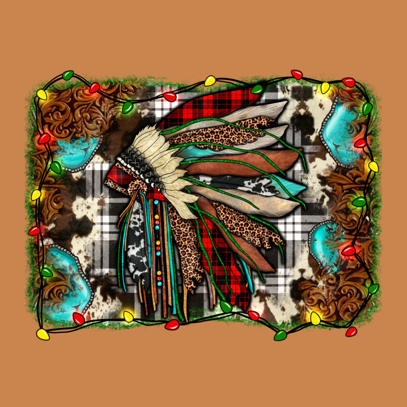 Christmas Indian Headdress Heavyweight Hoodie by JahusDesignShop | Teevron