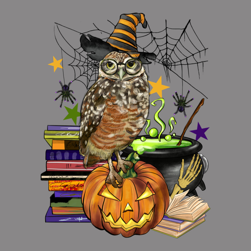 Halloween Owl Vintage Tee by BarkalooDesign | Teevron