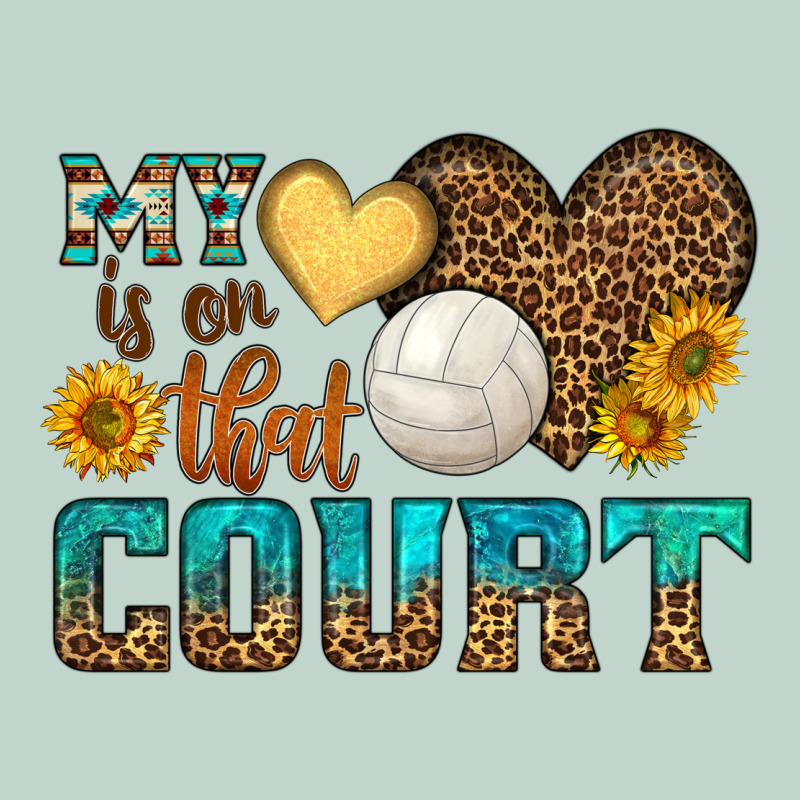 My Heart Is On That Court Zipper Hoodie by HRA Design Shop | Teevron