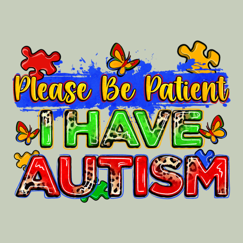 Please Be Patient I Have Autism Long Sleeve Tee by Zillion Design Studio | Teevron