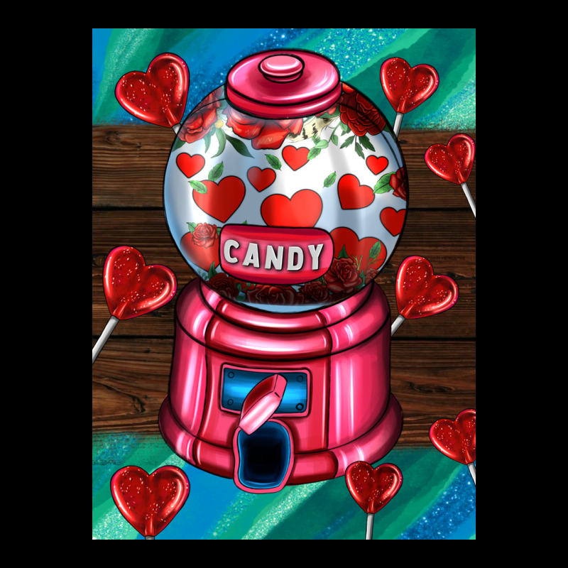Candy Machine  With Heart Candies  Air Premium Sweatshirt by AdoDesignShop | Teevron