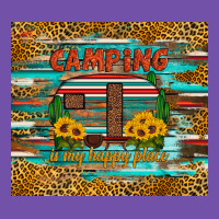 Camping Is My Happy Place Premium Sweatshirt | Teevron