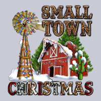 Small Town Christmas With Barn And Cactus Heavyweight Hoodie | Teevron