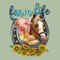 Chicken Pig Horse Farm Life Urban Heavy Tee | Teevron