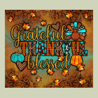 Grateful Thankful Blessed Turkey Heavyweight Hoodie | Teevron
