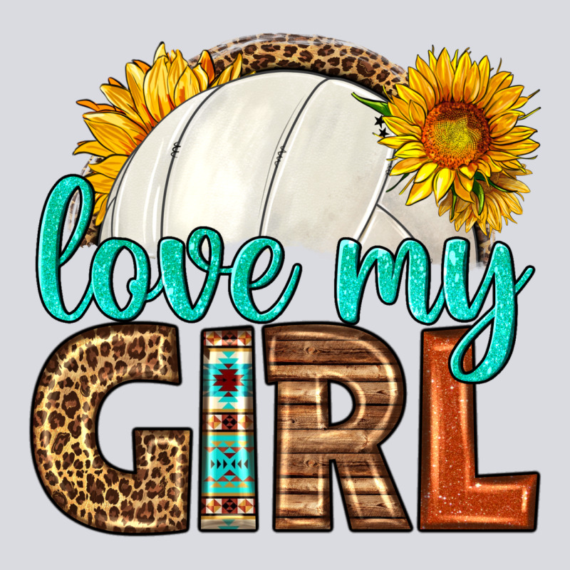 Love My Girl Volleyball Zipper Hoodie by HRA Design Shop | Teevron