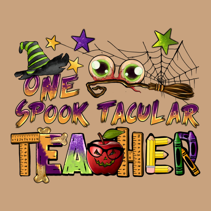 One Spook Tacular Teacher Vintage Tee by BarkalooDesign | Teevron