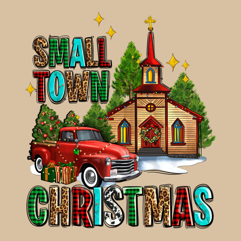 Small Town Christmas Church Western Truck Heavyweight Hoodie by AdoDesignShop | Teevron
