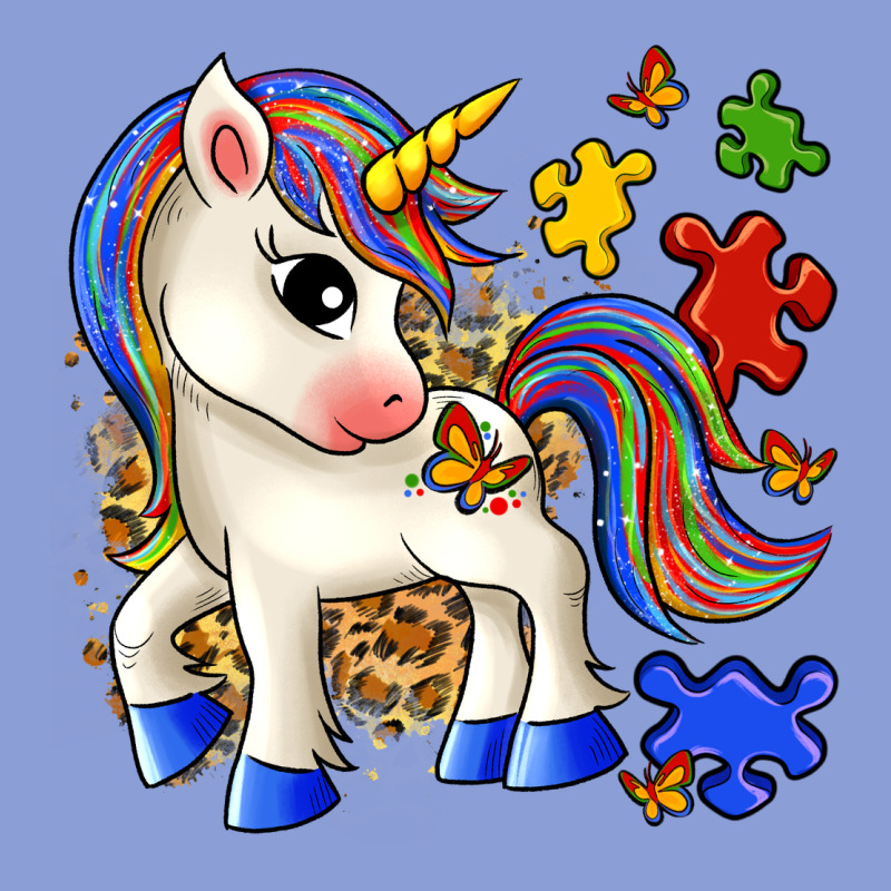 Autism Unicorn Long Sleeve Tee by Zillion Design Studio | Teevron