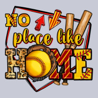 No Place Like Home Softball Heavyweight Hoodie | Teevron