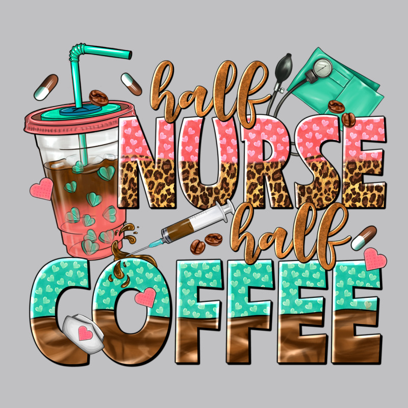 Half Nurse Half Coffee Long Sleeve Tee by texasbilliewilder | Teevron
