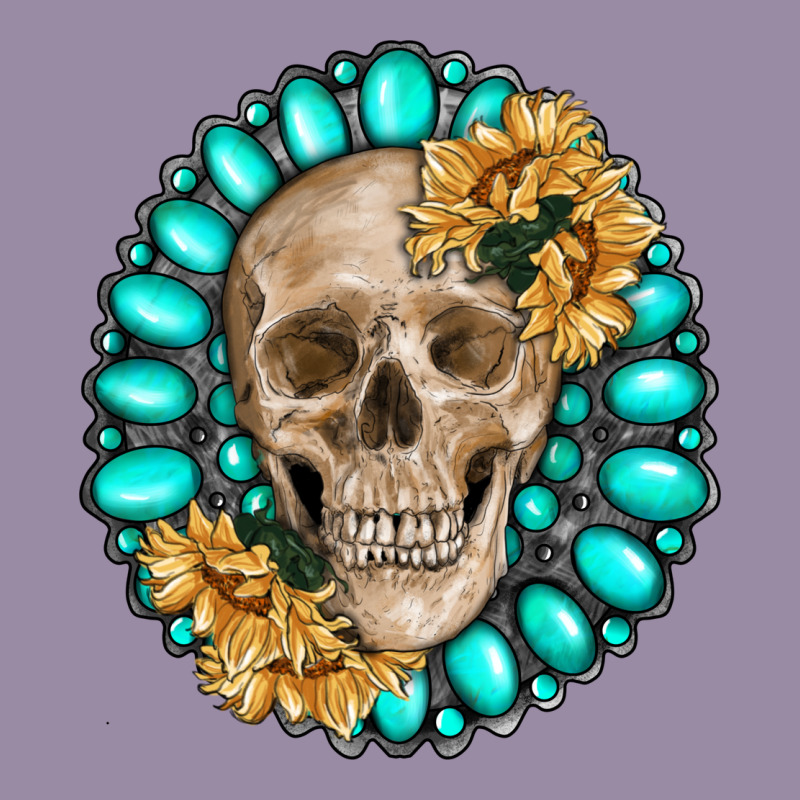 Skull With Gemstone And Sunflower Classic Tee by RanaPortraitStore | Teevron