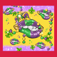 Mardi Gras Lips Premium Hoodie | Teevron