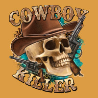 Cowboy Killer With Skull Urban Heavy Tee | Teevron