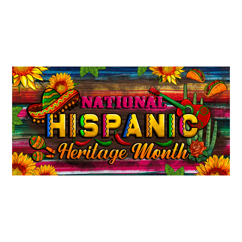 National Hispanic Heritage Month License Plate Premium Sweatshirt by BundleAndBundleShop | Teevron