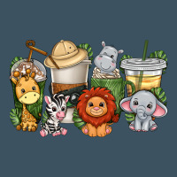 Cute Baby Safari Animals Coffee Cups Urban Heavy Tee | Teevron