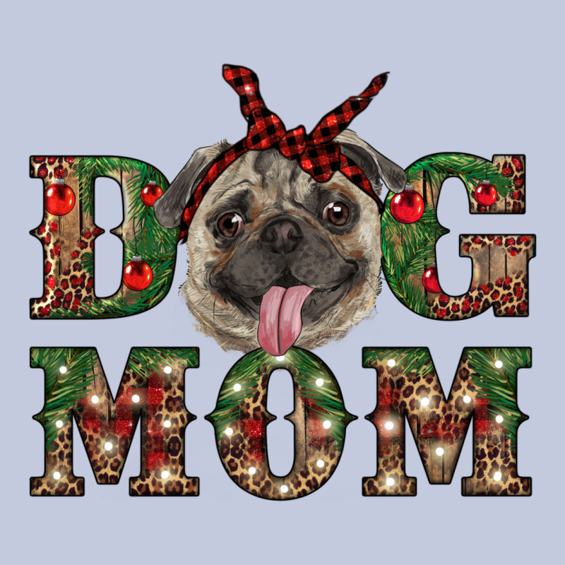 Christmas Pug Mom Long Sleeve Tee by RanaPortraitStore | Teevron