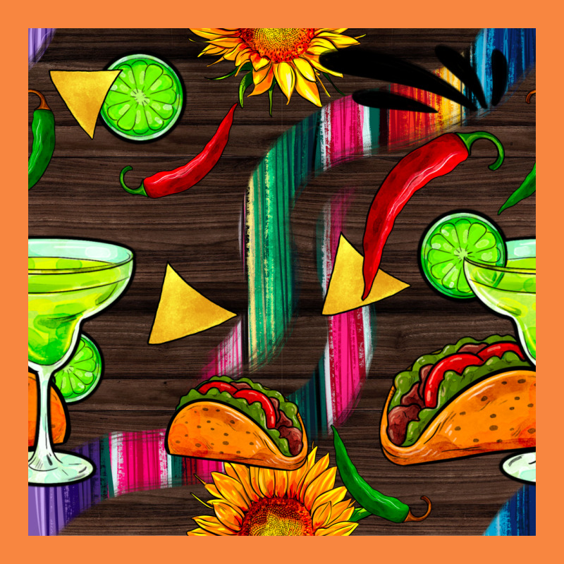 Margarita And Taco Seamless Pattern Premium Sweatshirt by BundleAndBundleShop | Teevron