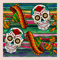 Sugar Skull Seamless Pattern Premium Sweatshirt | Teevron