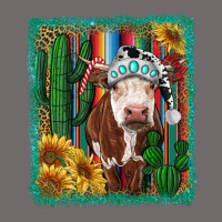 Western Christmas Cow Urban Heavy Tee | Teevron