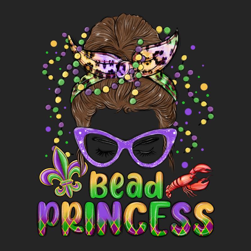 Bead Princess Messy Bun Mardi Gras Premium Hoodie by MaliasSmallBusiness | Teevron