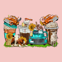Farm Truck Coffee Cups Urban Heavy Tee | Teevron
