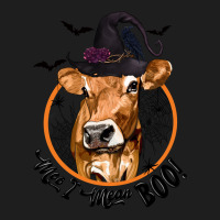 Halloween Cow Moo I Mean Boo Classic Tee | Teevron