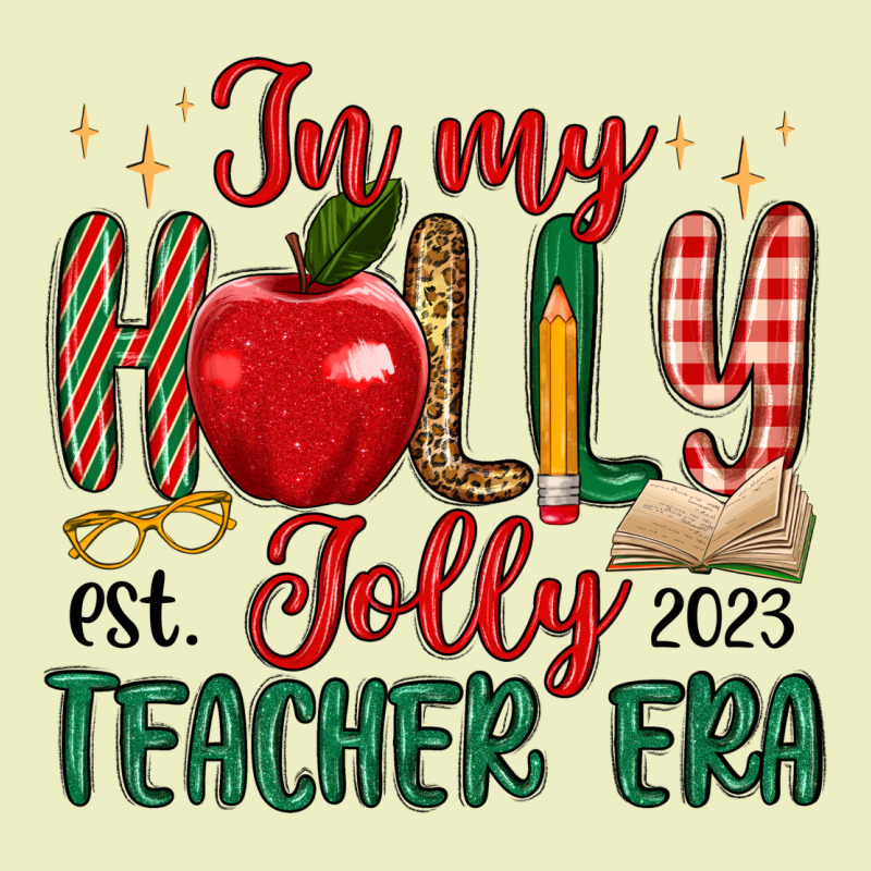 In My Holly Jolly Teacher Era Urban Hoodie by MaliasSmallBusiness | Teevron