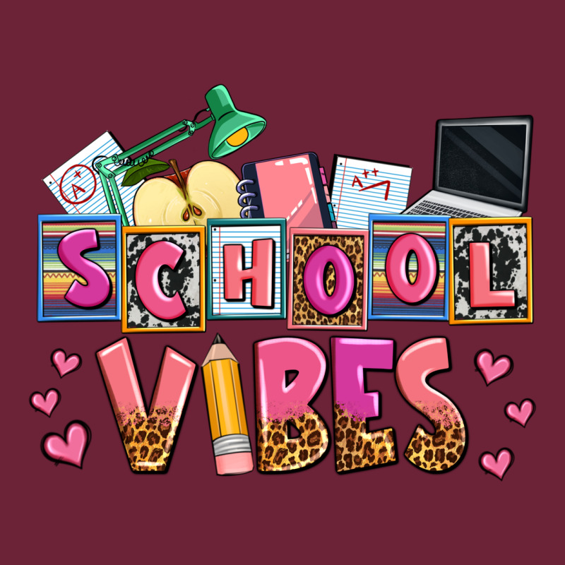 School Vibes Long Sleeve Tee by AdoDesignShop | Teevron