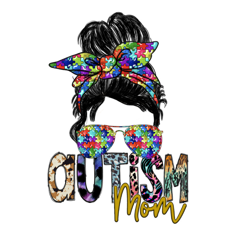 Autism Mom Zipper Hoodie by SublimationCraftShop | Teevron