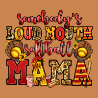 Somebody's Loud Mouth Softball Mama Heavyweight Hoodie | Teevron