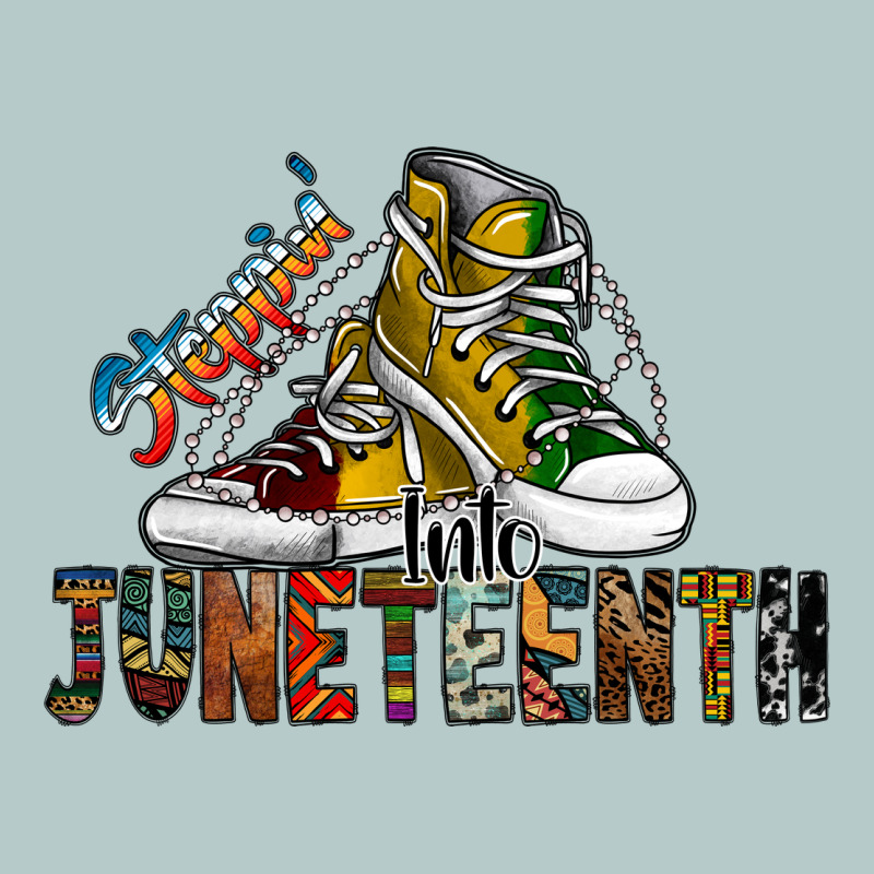Steppin Into Juneteenth Heavy Core Tee by SublimationCraftShop | Teevron
