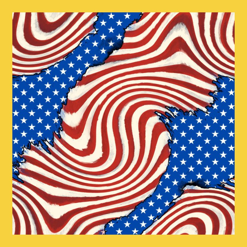 American Flag Seamless Pattern Premium Sweatshirt by BundleAndBundleShop | Teevron