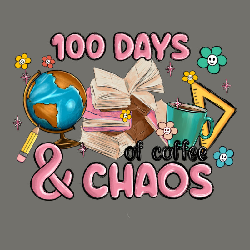 100 Days Of Coffe And Chaos Premium Hoodie by MaliasSmallBusiness | Teevron