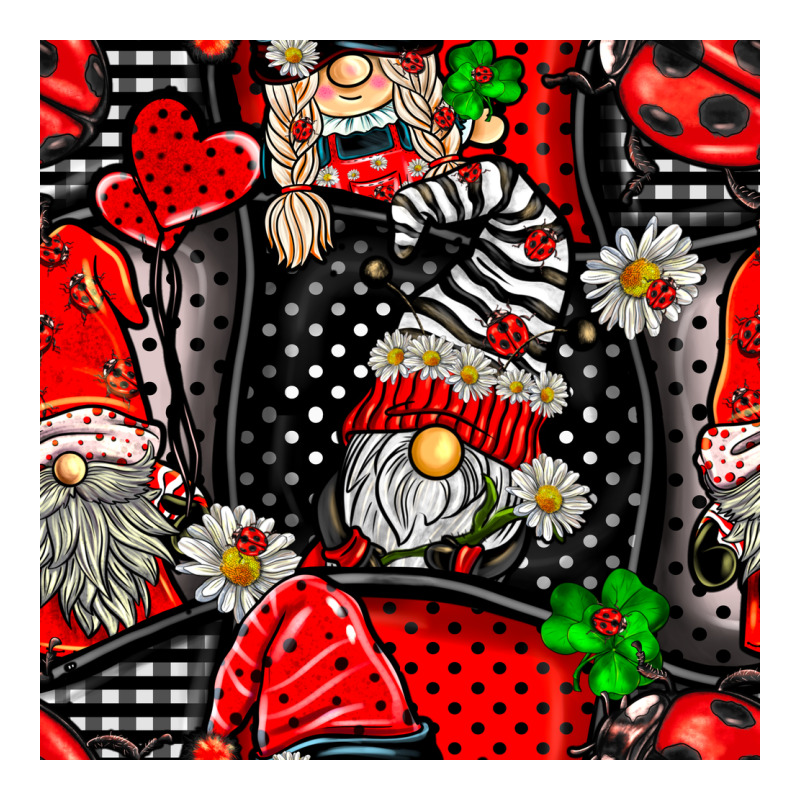 Ladybug Gnomes Seamless Pattern Premium Sweatshirt by BundleAndBundleShop | Teevron
