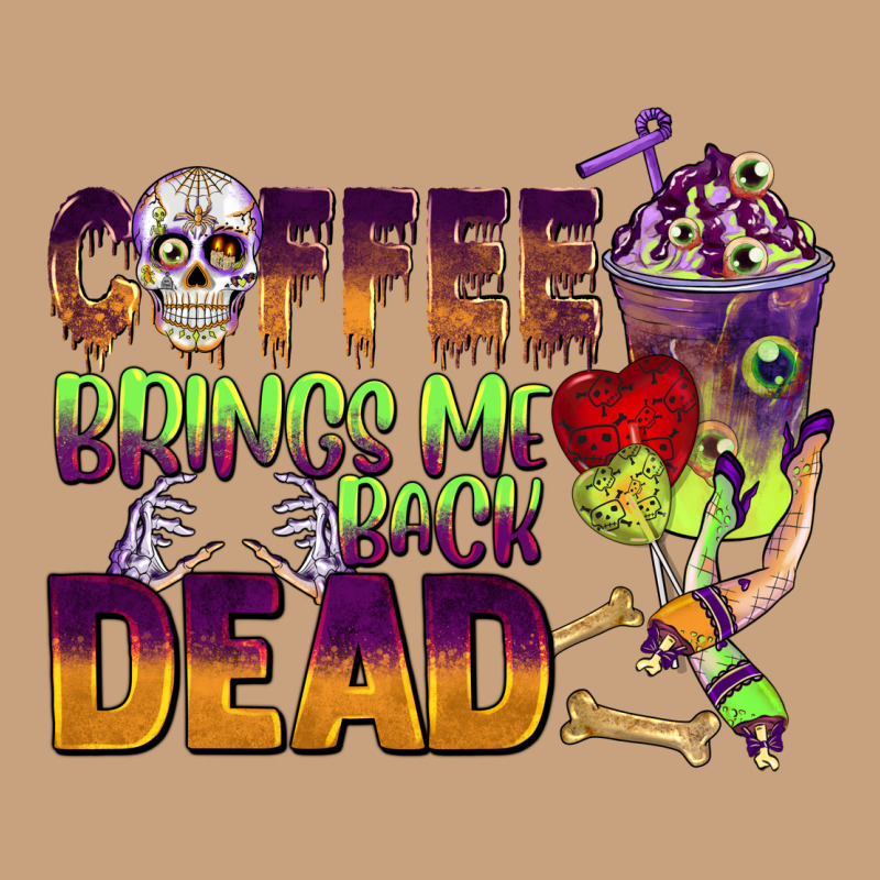 Coffee Brings Me Back Dead Vintage Tee by BarkalooDesign | Teevron