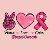 Peace Love Cure Cancer Urban Heavy Tee | Teevron