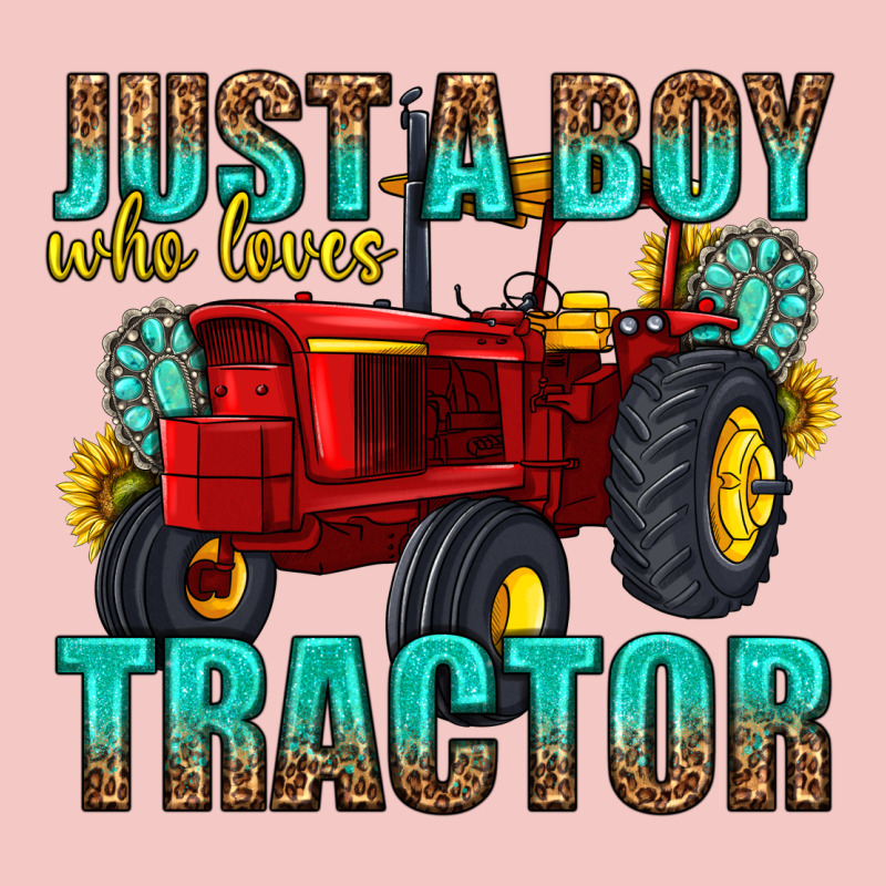 Just A Boy Who Loves Tractor Urban Heavy Tee by texasbilliewilder | Teevron