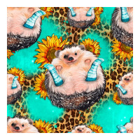hedgehog western seamless pattern | Teevron