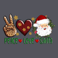 Peace Love Santa Vintage Hoodie | Teevron