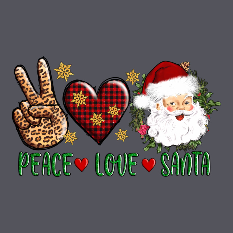 Peace Love Santa Vintage Hoodie by AdoDesignShop | Teevron